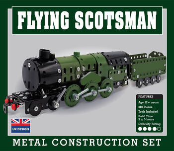 Make Your Own Flying Scotsman Metal Train Construction Set, 2 of 4