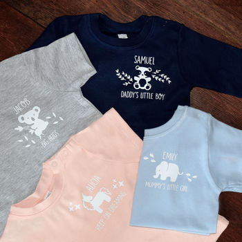 Personalised Baby Animal Clothing Set, 7 of 9