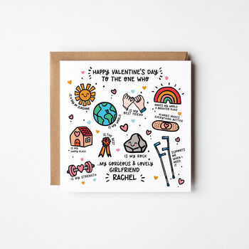 Heartfelt Valentine’s Card For Wife, Fiancée, Girlfriend, 3 of 3