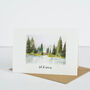 Winter Forest Christmas Card Pack, thumbnail 1 of 3