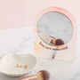 Freestanding Personalised Iridescent Mirror Stand, thumbnail 1 of 6
