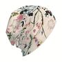 Soft Floral Chemo Headwear Beanie Hat Bandana, thumbnail 3 of 5