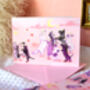 Dog And Cat Valentines Card, thumbnail 4 of 5