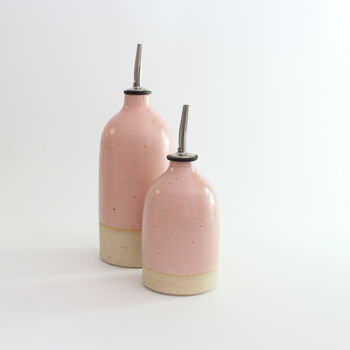 Pale Pink Ceramic Oil Pourer Stone, 2 of 4