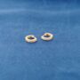 Gold Cz 12mm Huggie Hoops, thumbnail 5 of 7