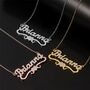 Iced Out Name Necklace, thumbnail 1 of 6