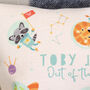 Personalised Animals In Space Cushion, thumbnail 2 of 4