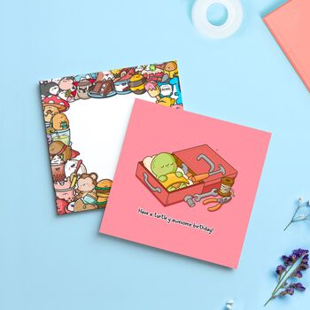 Turtle Birthday Card | Cute Greetings Card, 3 of 4