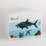 Personalised Shark Ocean Themed Money Pot, thumbnail 2 of 4