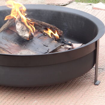 Hand Hammered Black Fire Pit, 4 of 5