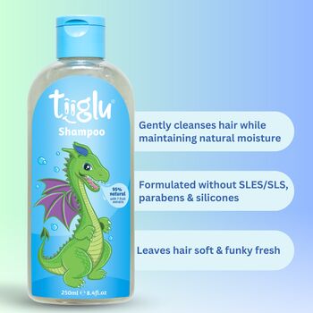 Kids Highly Natural Dragon Wings Shampoo And Conditioner Gift Set, 5 of 8