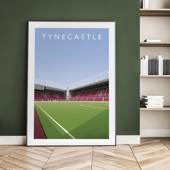 Hearts Tynecastle Gorgie/Wheatfield Poster, 3 of 8