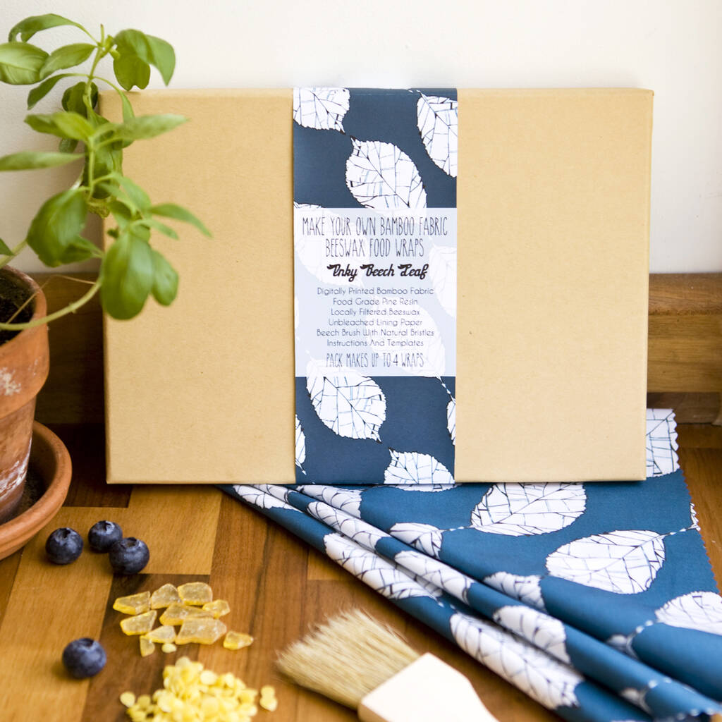 Make Your Own Bamboo Beeswax Food Wraps Gift Set, 1 of 12