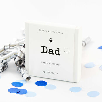 Personalised Things I Love About Daddy… Love Notes, 2 of 4