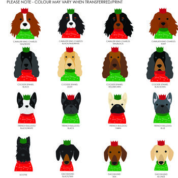Personalised Dogs In Christmas Jumpers Wrapping Paper, 6 of 10