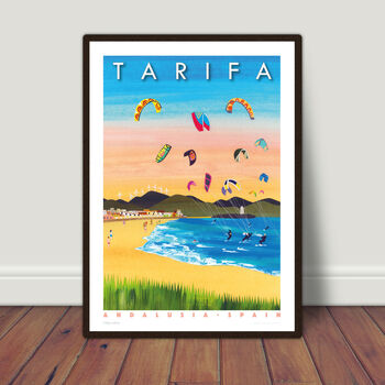 Tarifa Kite Surfers, Spain Travel Print, 5 of 8