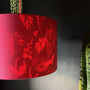 Twilight Deadly Night Shade Lampshade In Watermelon, thumbnail 2 of 10
