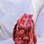 Red Floral Tote Bag, thumbnail 2 of 2