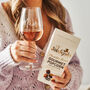 Personalised Chocolate Box Popcorn And Wine Glass Gift, thumbnail 1 of 1