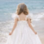 Heidi ~ Ivory White Party Girl Dress /Flower Girl Dress, thumbnail 2 of 5