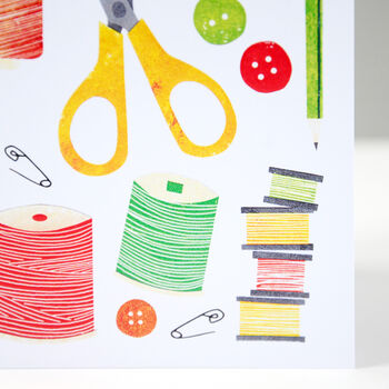 Sewing Kit Blank Card, 9 of 10