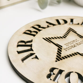 Personalised Wooden 'Great Job' Teacher Coaster, 4 of 5