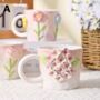 Floral Pastels Handmade Mug Collection, thumbnail 2 of 7