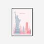 Minimalist New York Travel Print, thumbnail 5 of 8