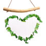 Love Heart Recycled Glass Driftwood Wind Chime Green, thumbnail 4 of 4