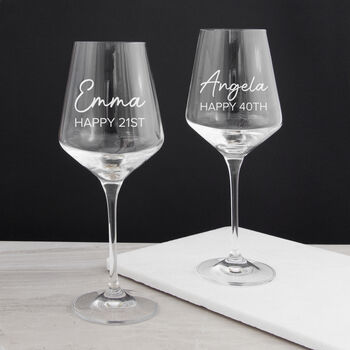 Personalised Elegance Wine Glass, 11 of 11
