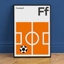 Football Pitch Posters And Prints, thumbnail 1 of 5
