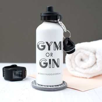 Personalised Funny Gin Water Bottle, 4 of 10