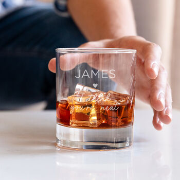 Personalised 'I Think You're Neat' Whiskey Tumbler, 3 of 3
