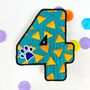 Number Four Sew On Patch, thumbnail 1 of 2