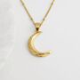 Crescent Moon Charm Necklace, thumbnail 1 of 3