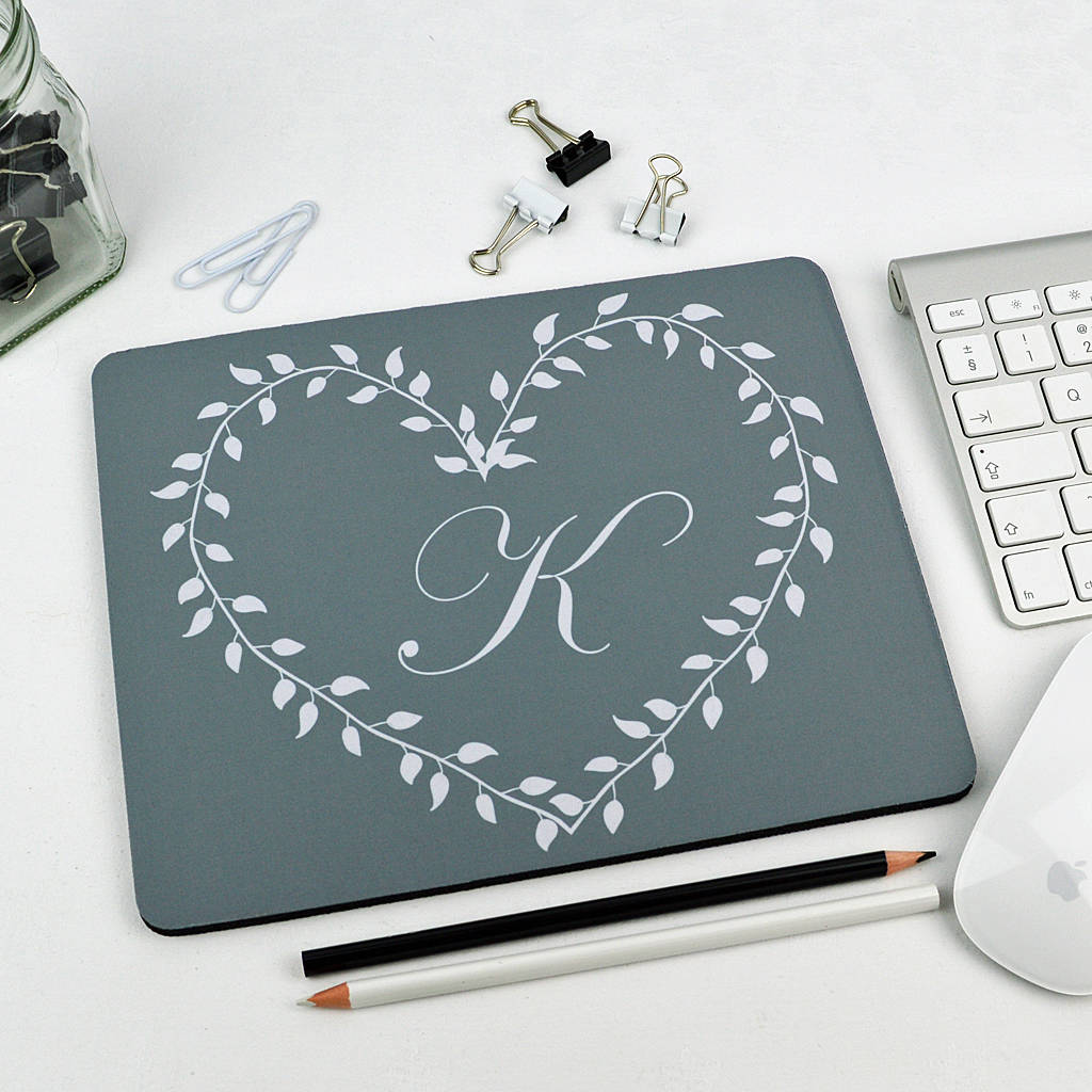 Personalised Heart Mouse Mat