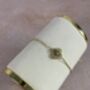 Gold Clover Bracelet, thumbnail 3 of 6