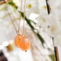 Orange Agate Pendant Necklace, thumbnail 2 of 5