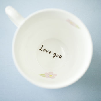Pair Of Personalised Bone China Cups, 3 of 3