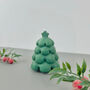 Green Christmas Tree Candle And Christmas Decoration, thumbnail 4 of 11