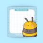 Cute Bee Sticky Notes, thumbnail 1 of 6