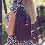 Woman's Leather Backpack Sling Bag, thumbnail 1 of 7