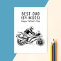 Motorbike Father's Day Card, thumbnail 1 of 2