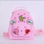 Kid’s Waterproof, Washable, Silicone Croc Backpack’s And Charms, thumbnail 10 of 11