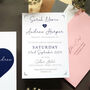 Heart Wedding Invitations Sample, thumbnail 9 of 12