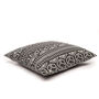 Iman Recycled Cotton Cushion Cover In Charcoal, thumbnail 3 of 5