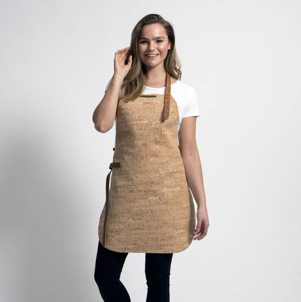 Personalised Cork Apron By Stalwart Crafts