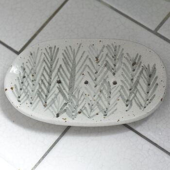 'Rye' Oval Ceramic Soap Dish, 5 of 7