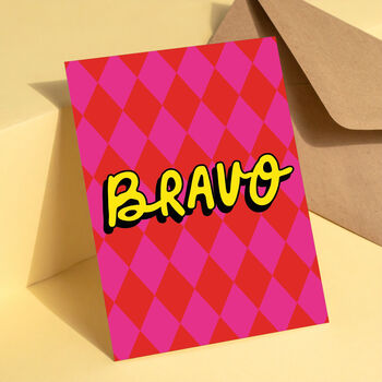 Bravo Celebration Greeting Card, 3 of 3