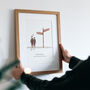 Personalised Signpost Couple Print, thumbnail 3 of 6